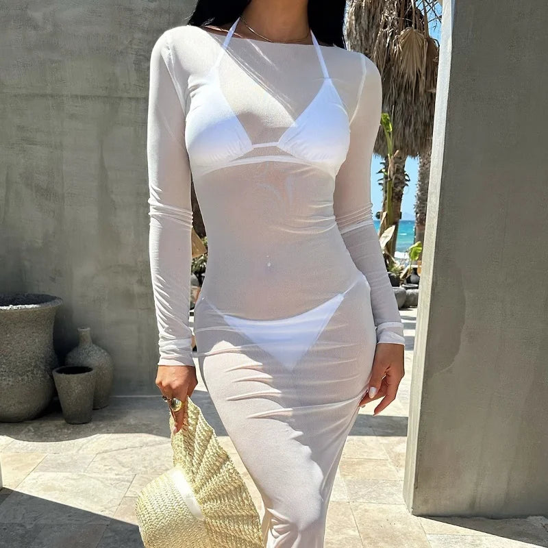 Robe Longue Transparente