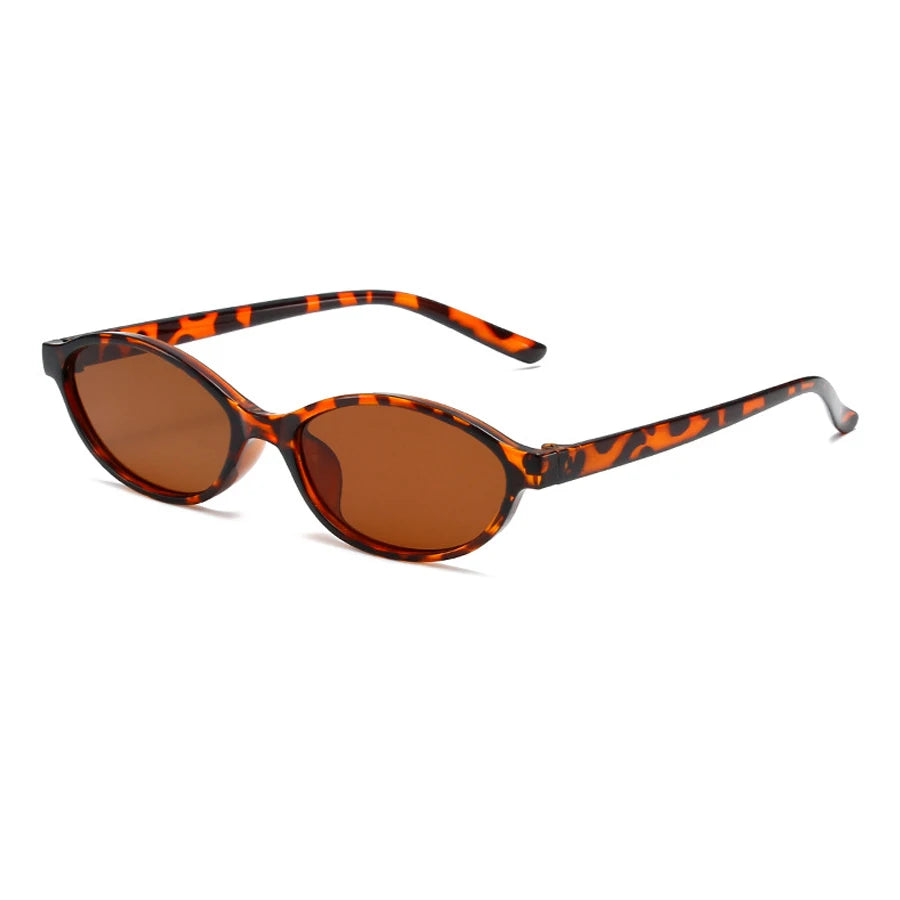 Lunettes de Soleil Ovales Rétro