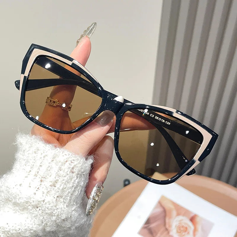 Lunettes de Soleil Color Block