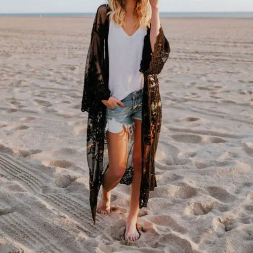 Cardigan Couvre-Maillot de Plage