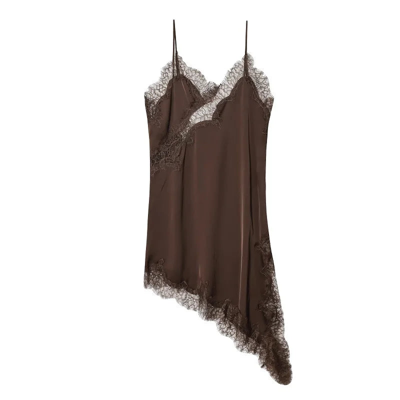 Robe Courte Satinée
