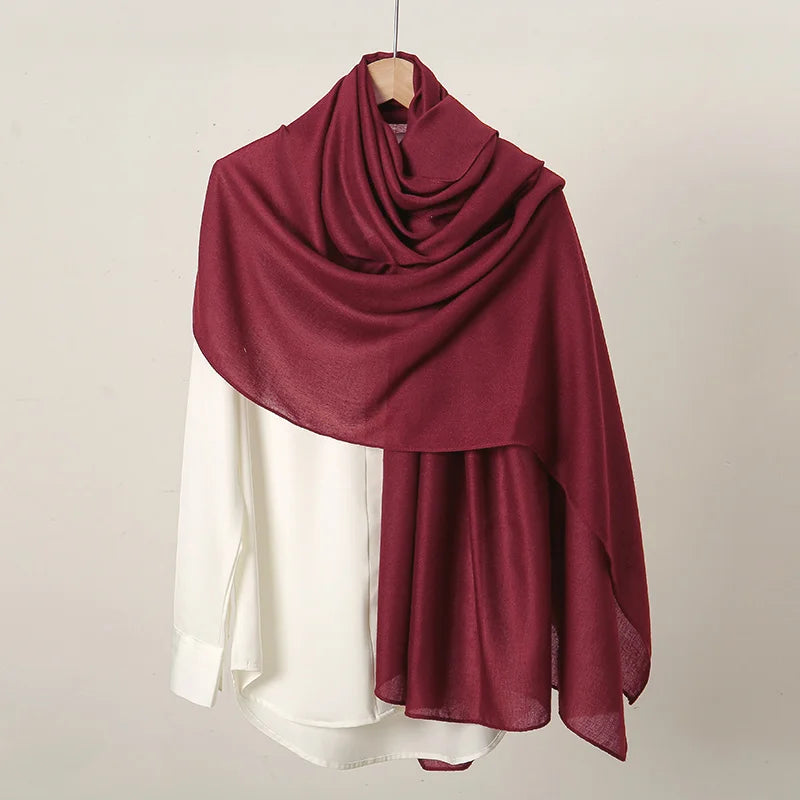 Foulard Hijab en Coton et Lin