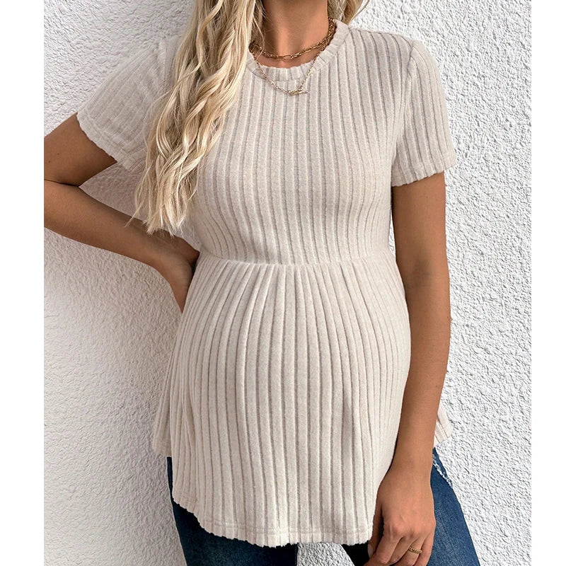 T-Shirt Maternité  Manches Courtes