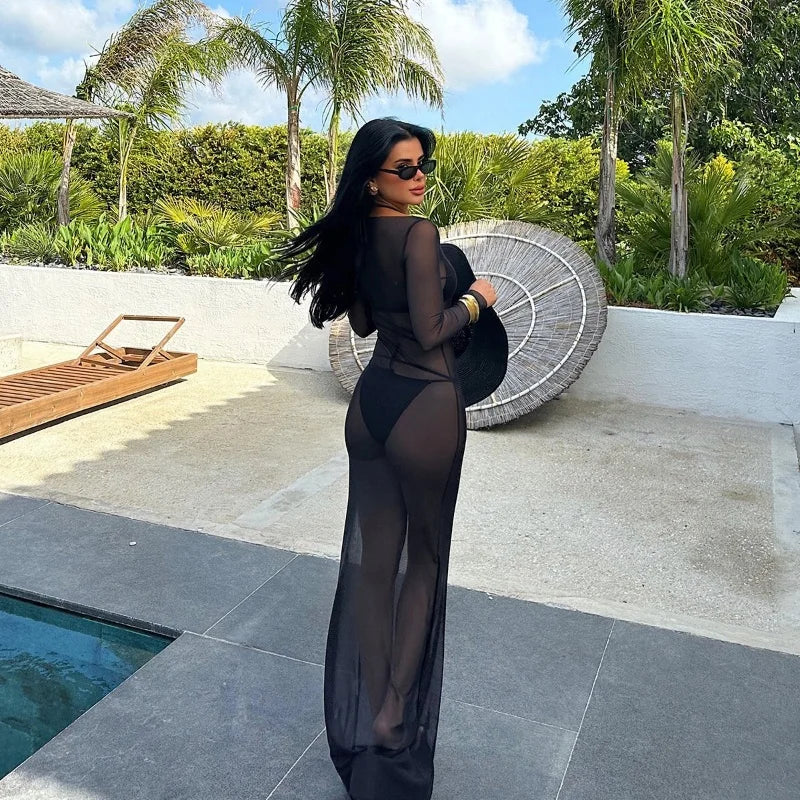 Robe Longue Transparente