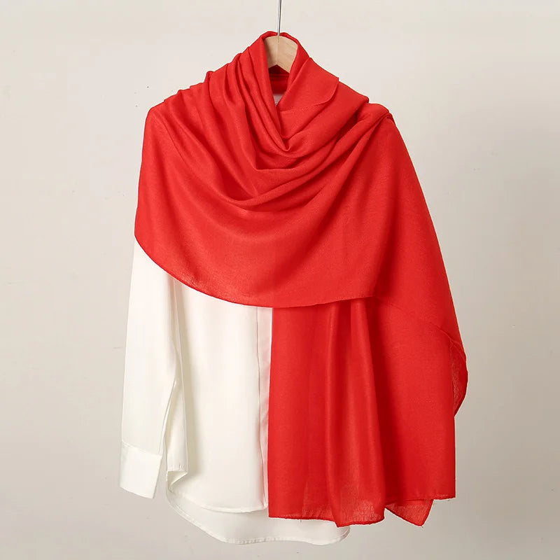 Foulard Hijab en Coton et Lin