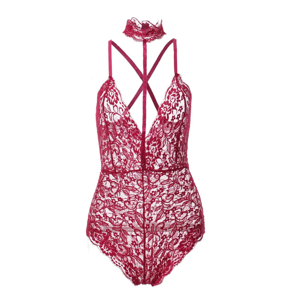 Babydoll Dentelle Ajourée