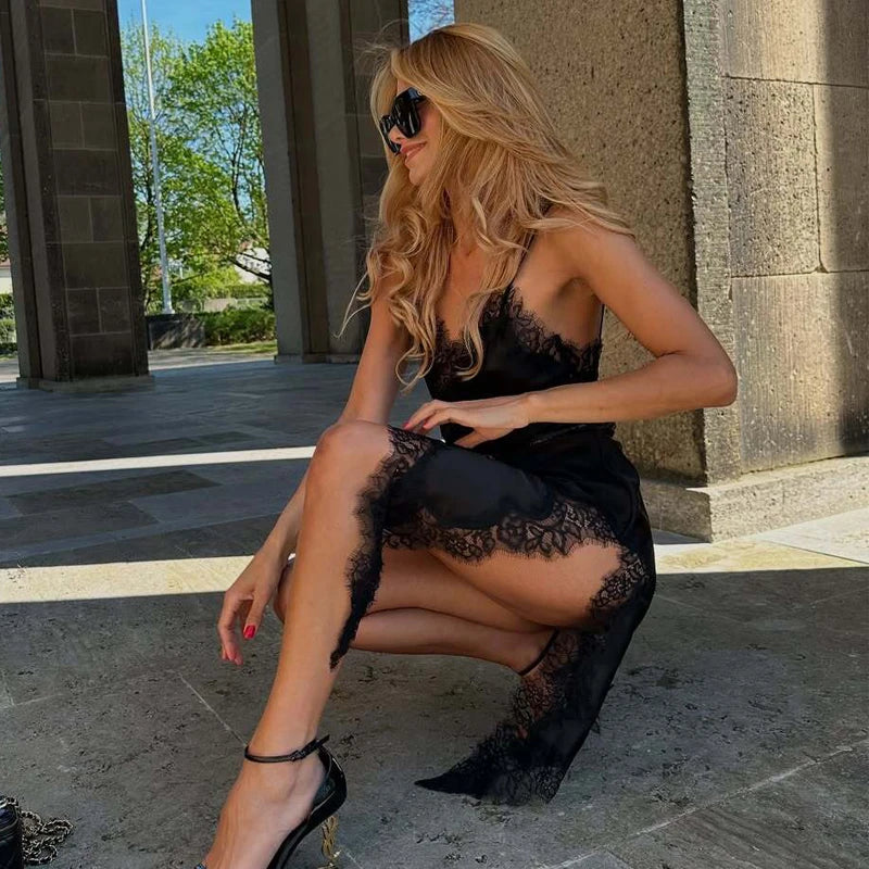 Robe Courte Satinée
