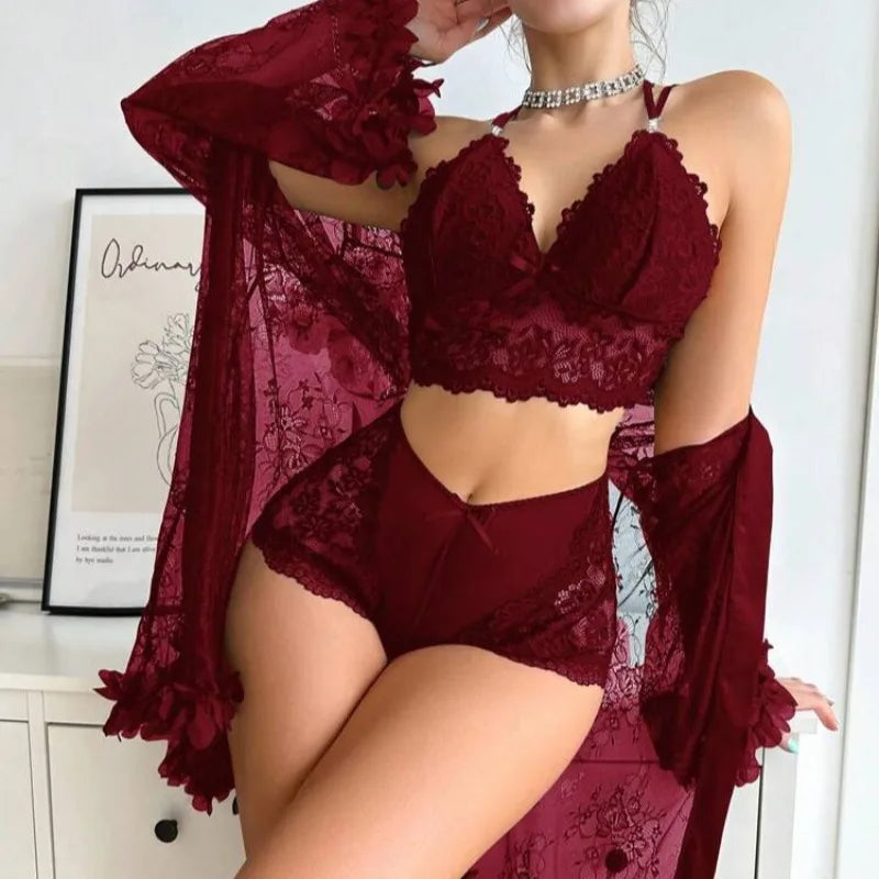 Ensemble Peignoir Dentelle