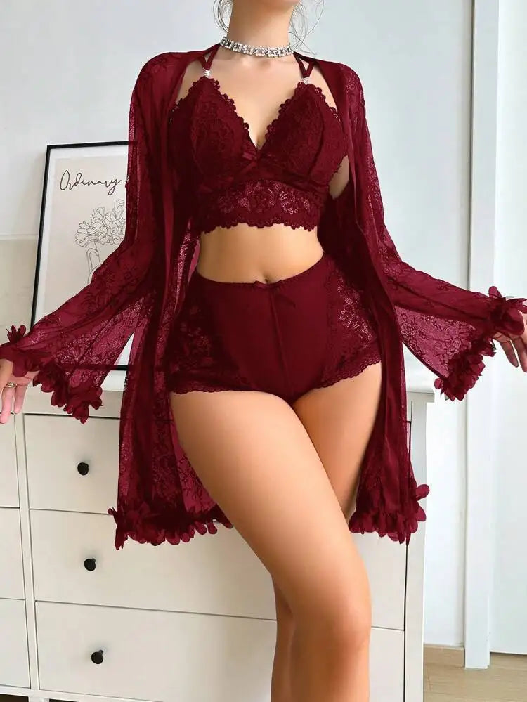 Ensemble Peignoir Dentelle