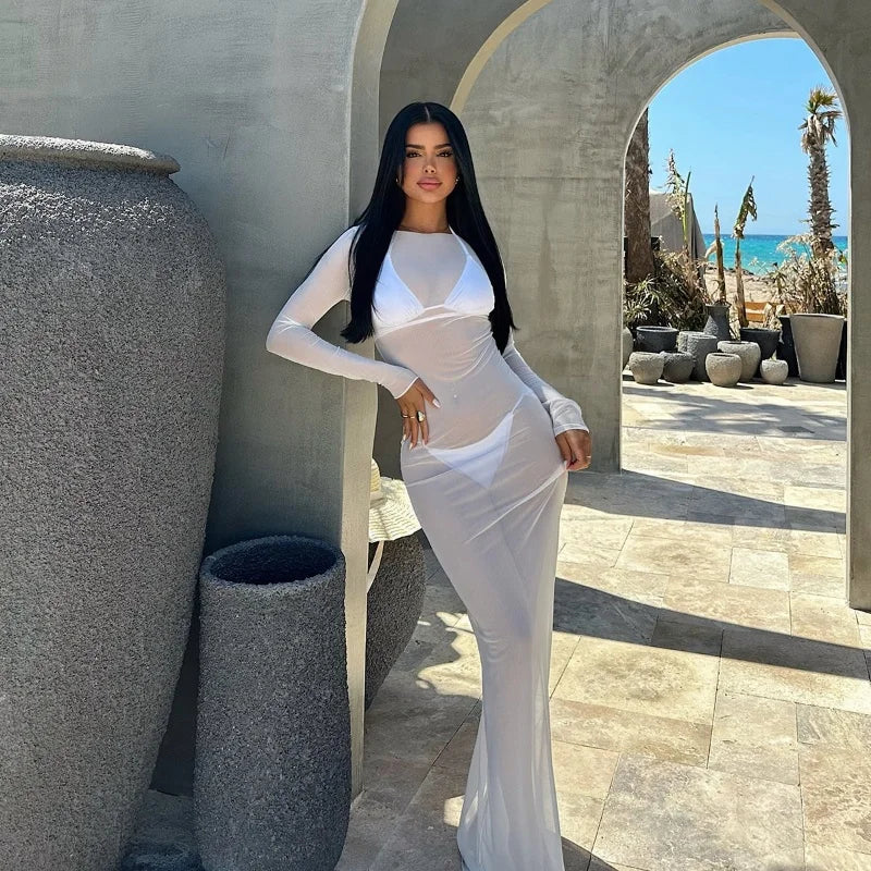 Robe Longue Transparente