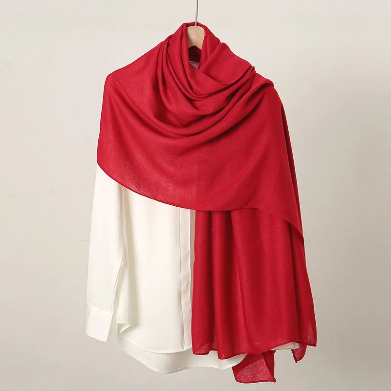 Foulard Hijab en Coton et Lin