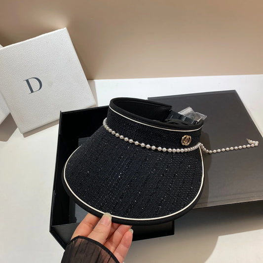Chapeau Panama avec Perles