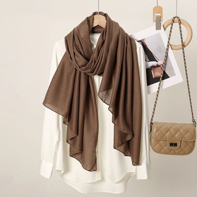 Foulard Hijab en Coton et Lin