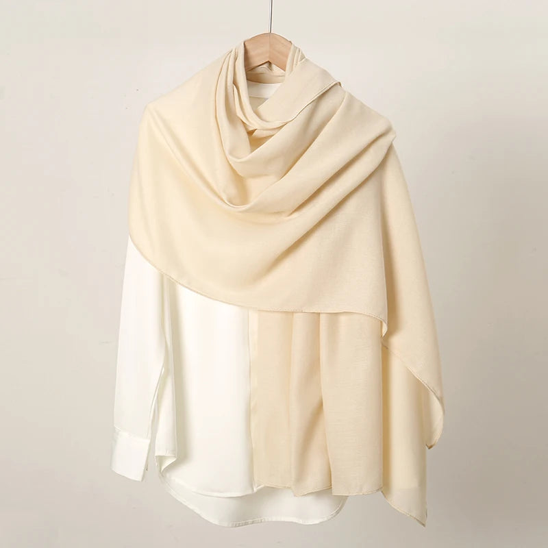 Foulard Hijab en Coton et Lin