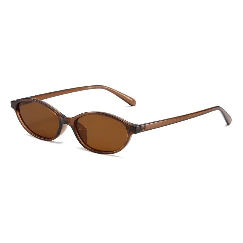Lunettes de Soleil Ovales Rétro