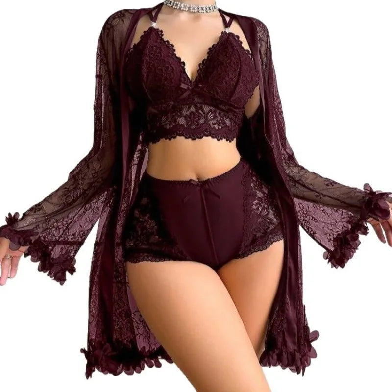 Ensemble Peignoir Dentelle