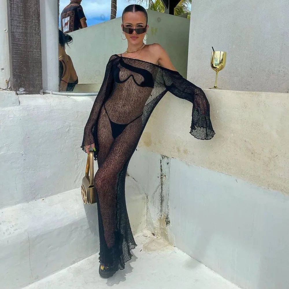 Robe Transparente Couvre-Maillot