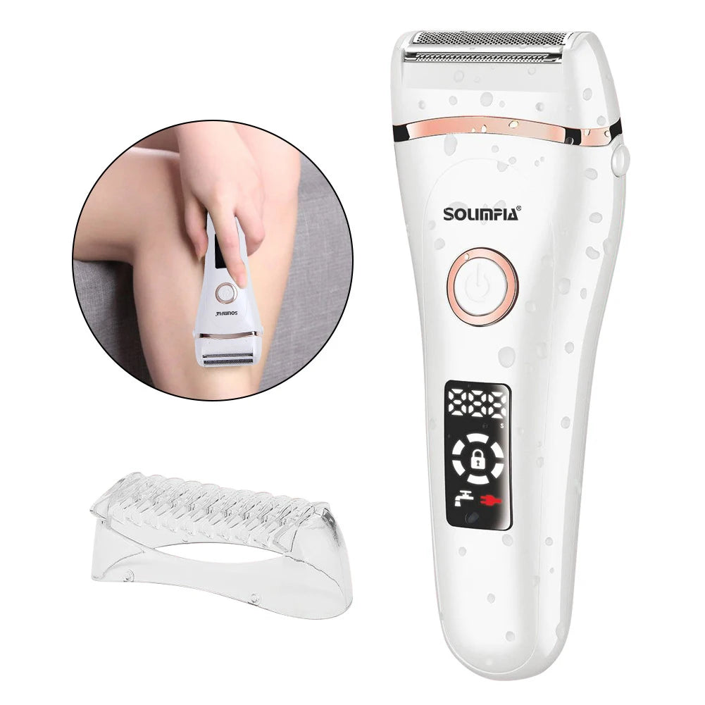 Épilateur 2-en-1 Rechargeable & Étanche