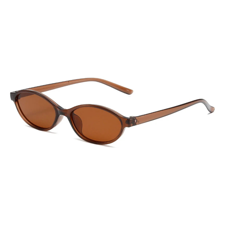 Lunettes de Soleil Ovales Rétro