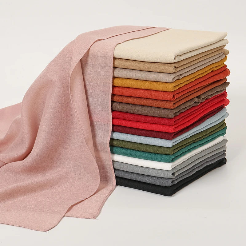 Foulard Hijab en Coton et Lin