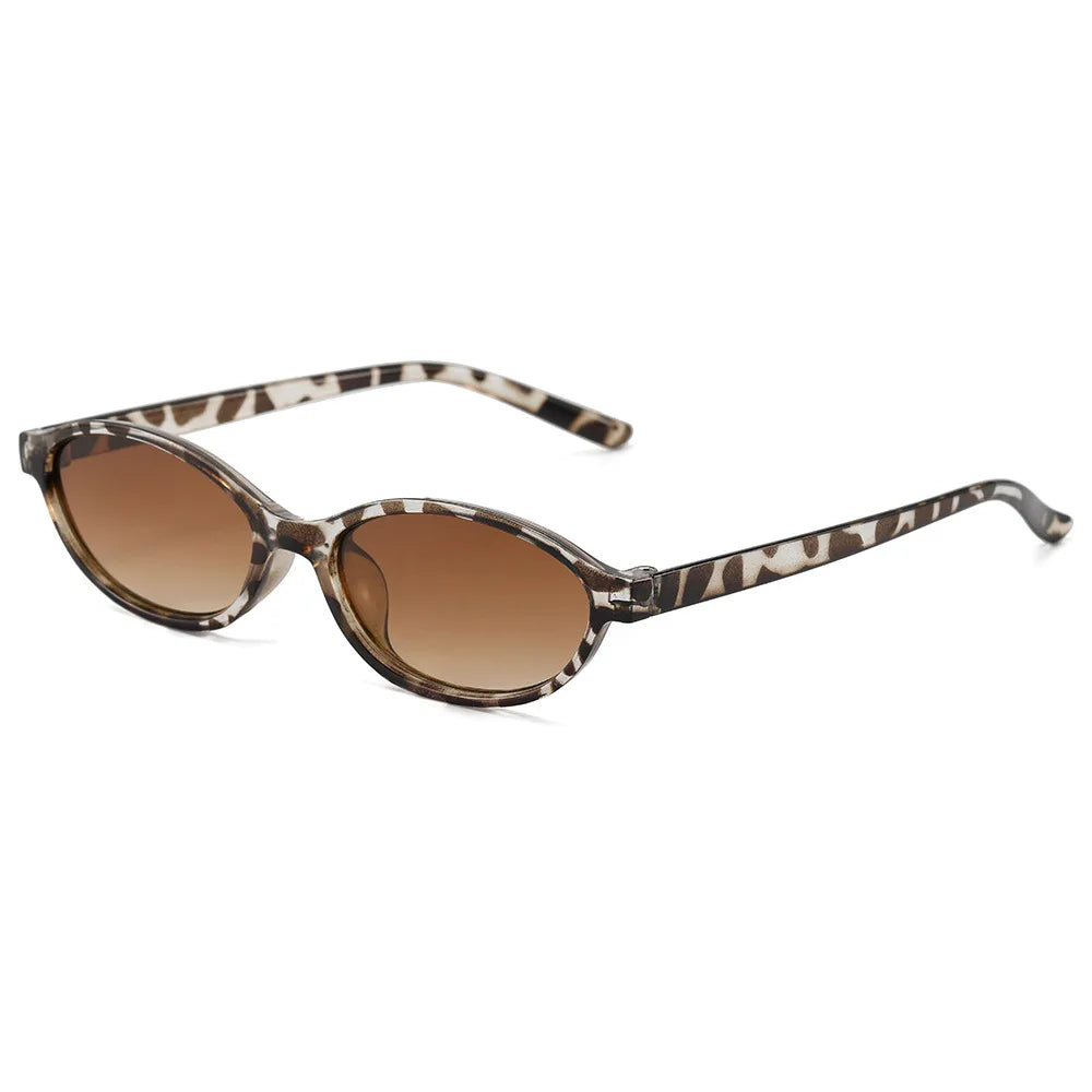 Lunettes de Soleil Ovales Rétro