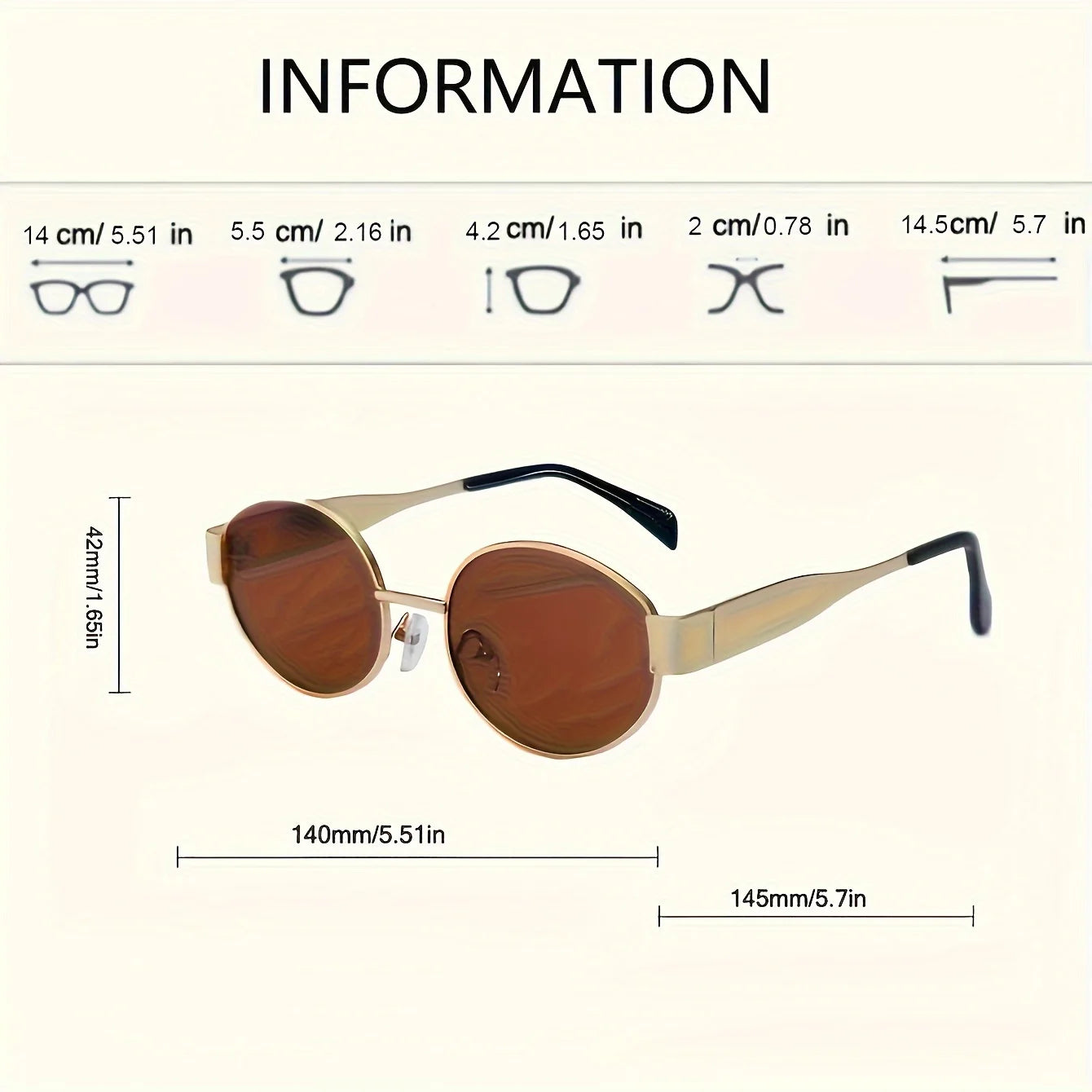 Lunettes de Soleil Ovales